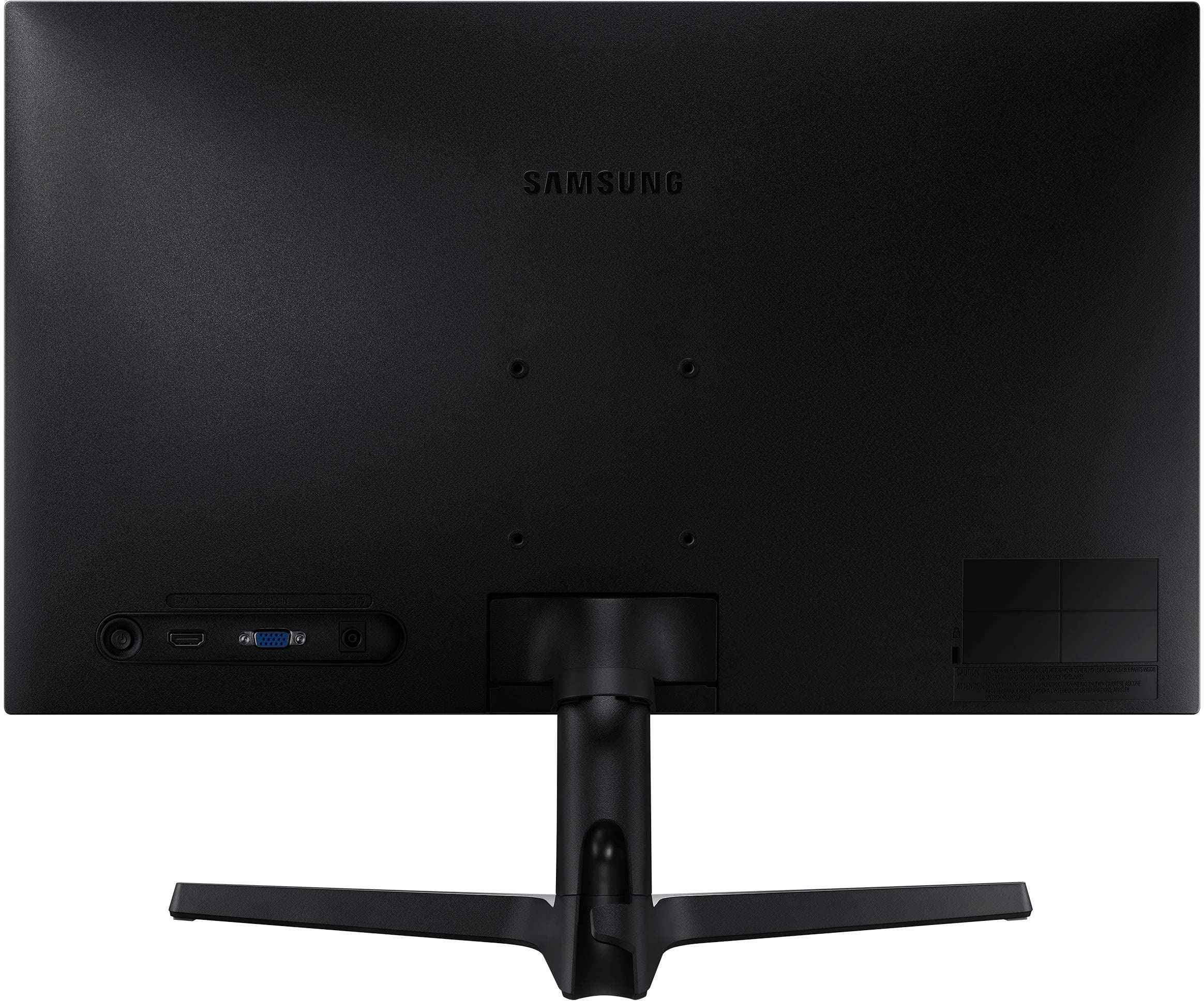 Samsung - 24" LED FHD AMD FreeSync Monitor with Bezel-Less Design (HDMI, D-sub) - Black