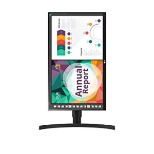 LG 27BN85UN-B 27” IPS UHD 4K Monitor (3840x2160) with USB Type-C, VESA DisplayHDR 400, MAXXAUDIO Built-in Speakers, Gamer, FPS, or RTS Mode, Radeon FreeSync™, Dynamic Action Sync & Black Stabilizer