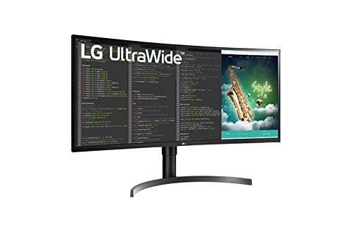 LG 35” 35BN75CN-B VA HDR QHD UltraWide™ Curved Monitor (3440x1440) with 100Hz Refresh Rate, 5ms(GTG), USB Type-C™, AMD FreeSync™, Dynamic Action Sync, Black Stabilizer, MaxxAudio® & Ergonomic Design