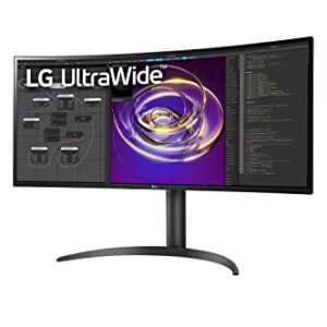 LG 34” 34BP85CN-B 21:9 QHD UltraWide™ Curved Monitor with HDR10, USB Type-C™, & AMD FreeSync™