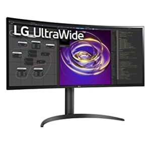 LG 34” 34BP85CN-B 21:9 QHD UltraWide™ Curved Monitor with HDR10, USB Type-C™, & AMD FreeSync™