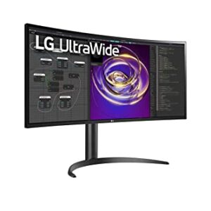 LG 34” 34BP85CN-B 21:9 QHD UltraWide™ Curved Monitor with HDR10, USB Type-C™, & AMD FreeSync™