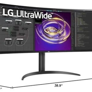 LG 34” 34BP85CN-B 21:9 QHD UltraWide™ Curved Monitor with HDR10, USB Type-C™, & AMD FreeSync™