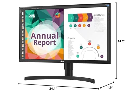 LG 27BN85UN-B 27” IPS UHD 4K Monitor (3840x2160) with USB Type-C, VESA DisplayHDR 400, MAXXAUDIO Built-in Speakers, Gamer, FPS, or RTS Mode, Radeon FreeSync™, Dynamic Action Sync & Black Stabilizer