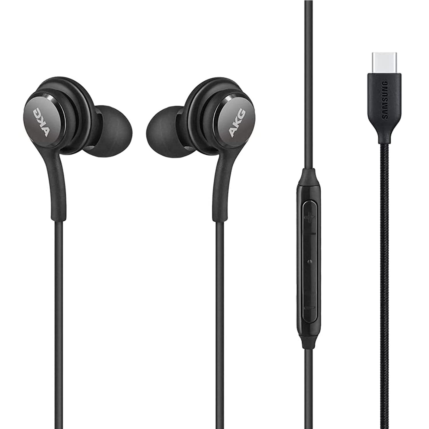 2022 Earbuds Stereo Headphones for Samsung Galaxy S21 Ultra 5G, Galaxy S20 FE, Galaxy S10, S9 Plus, S10e, Note 10, Note 10+ - Designed by AKG - with Microphone and Volume Remote Type-C Connector