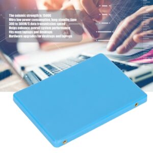 2.5 Inch SATAIII Internal Solid State Drive 1500G 300 500MS SSD SATAIII Blue Shockproof for Office Computers