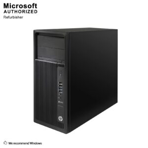 HP Z240 Gaming Tower Desktop PC, Intel Quad Core I5-6500 up to 3.6GHz, 32G DDR4, 128G SSD+1T, GPU RX 550 4G GDDR5, 4K Support, WiFi, BT, DP, HDMI, DVI, Win 10 Pro 64 Language En/Sp/Fr (Renewed)