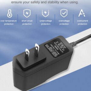 12V 0.5A 500mA DC Power Supply Adapter 12 Volt AC Adapter 100-240V 50-60Hz AC to DC 12V 0.5A Power Adapter, 12V DC Power Supply 500mA Transformer with 5.5mm x 2.5mm DC Outlet Plug