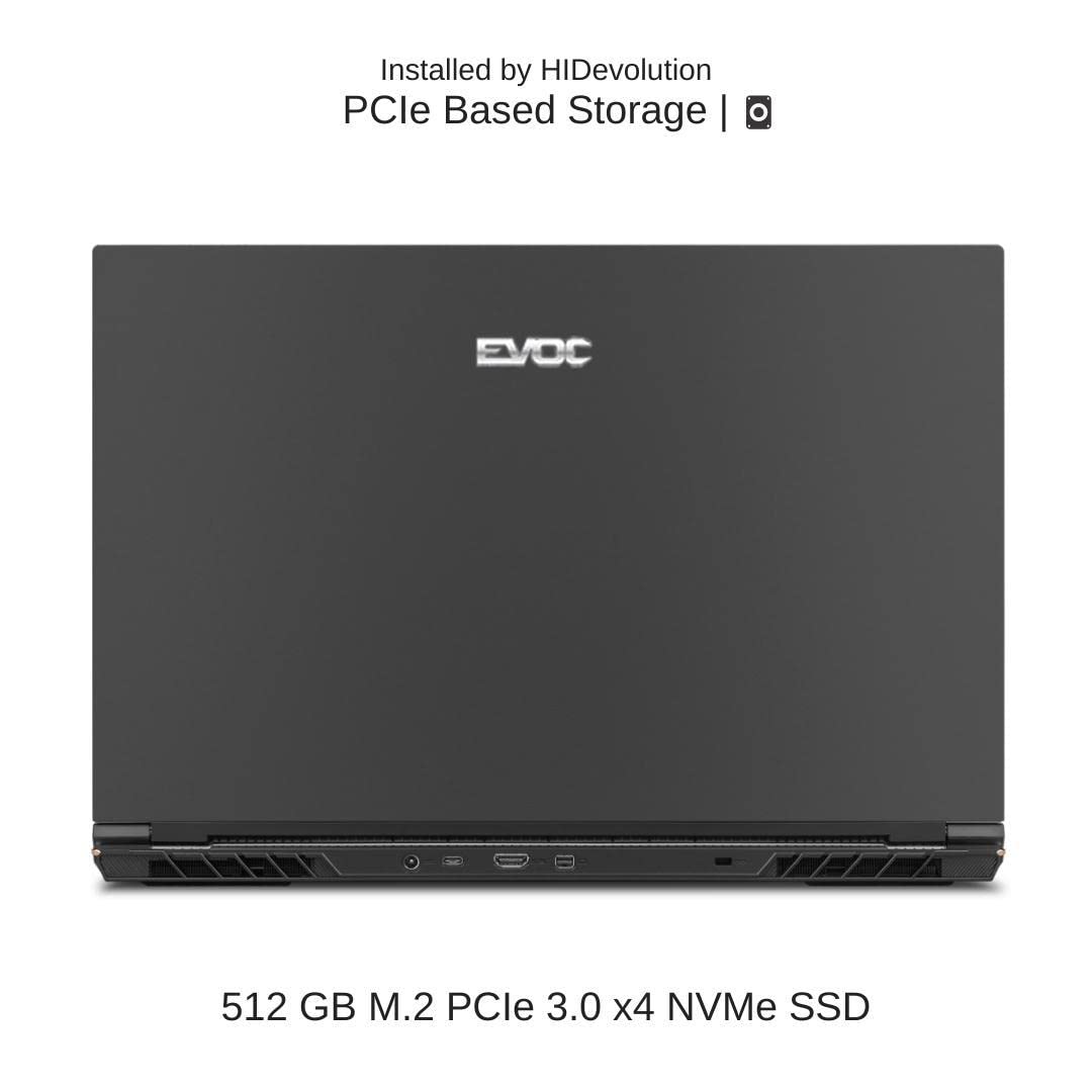 HIDevolution EVOC High Performance Systems PD701A (PD70PNP) 17.3" QHD 165Hz, 1.7 GHz i7-12700H, RTX 3060, 32 GB 3200MHz RAM, 512 GB PCIe SSD