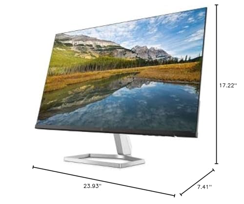 HP 27" Full HD IPS Computer Monitor, AMD FreeSync, (2 x HDMI, VGA) - M27fe