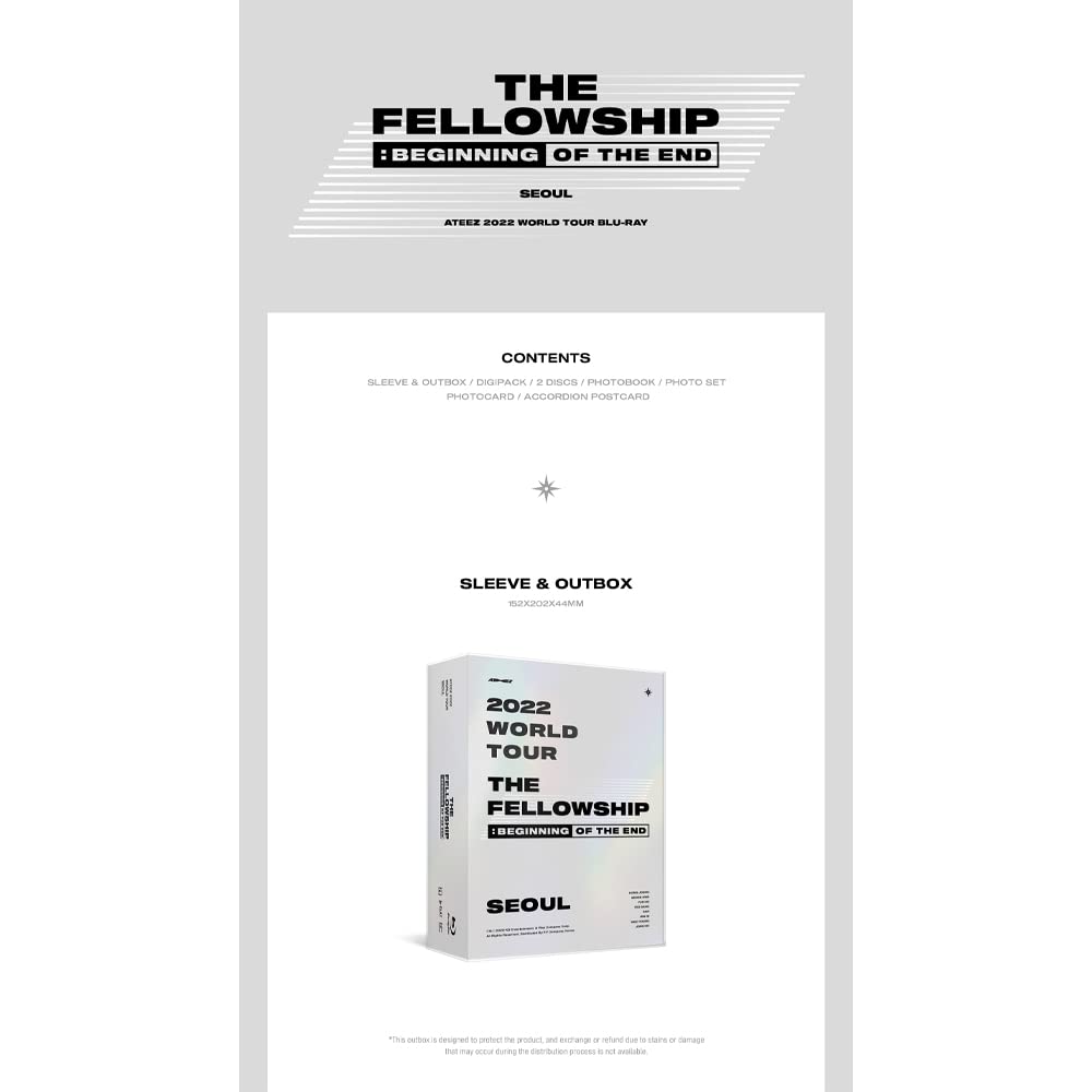 dreamus ATEEZ THE FELLOWSHIP : BEGINNING OF THE END SEOUL [Blu-ray]