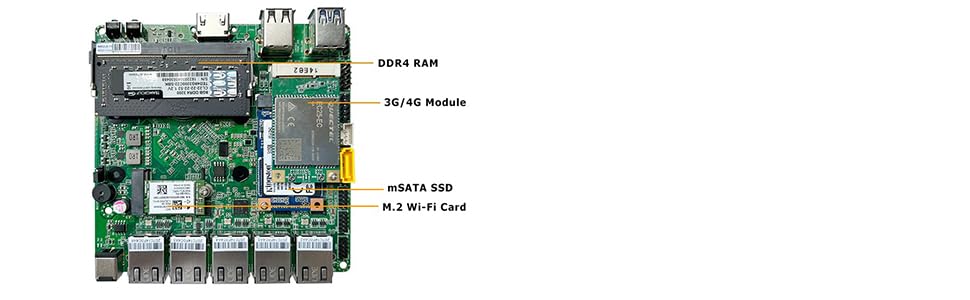 Multi-Function Router Q730G5 Intel Celeron J4105,Up to 2.5Ghz 10W AES-Ni (Barebones) 5 Intel I225-V 2.5G LAN,Used As A Router/Firewall/Proxy 24/7