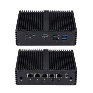 5 lan mini pc q750g5 intel celeron j4125,up to 2.7ghz 10w aes-ni (16gb ddr3 ram 256gb ssd) 5 intel i225-v 2.5g lan,used as a router/firewall/proxy 24/7