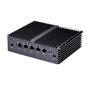 5 LAN Mini Pc Q750G5 Intel Celeron J4125,Up to 2.7Ghz 10W AES-Ni (16Gb Ddr3 Ram 256Gb Ssd) 5 Intel I225-V 2.5G LAN,Used As A Router/Firewall/Proxy 24/7