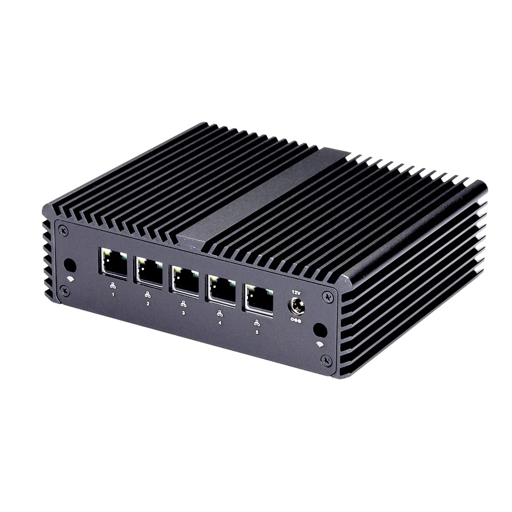 Multi-Function Router Q730G5 Intel Celeron J4105,Up to 2.5Ghz 10W AES-Ni (Barebones) 5 Intel I225-V 2.5G LAN,Used As A Router/Firewall/Proxy 24/7