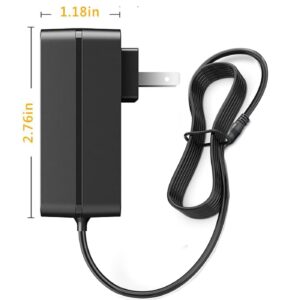 UpBright 12V AC/DC Adapter Compatible with AeroGarden Harvest Elite Slim 360 100690-BLK 100691 100692-BLK 100693-PPL 100694-BLK 100695-PPL Indoor Garden LED Grow Light 12VDC 2.5A 6WWPC01 Power Supply