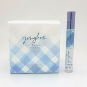 Bath & Body Works – Gingham - 2 pc Bundle - Eau de Parfum – 2.5 fl oz - In Box and Mini Perfume Spray - 0.23 fl oz