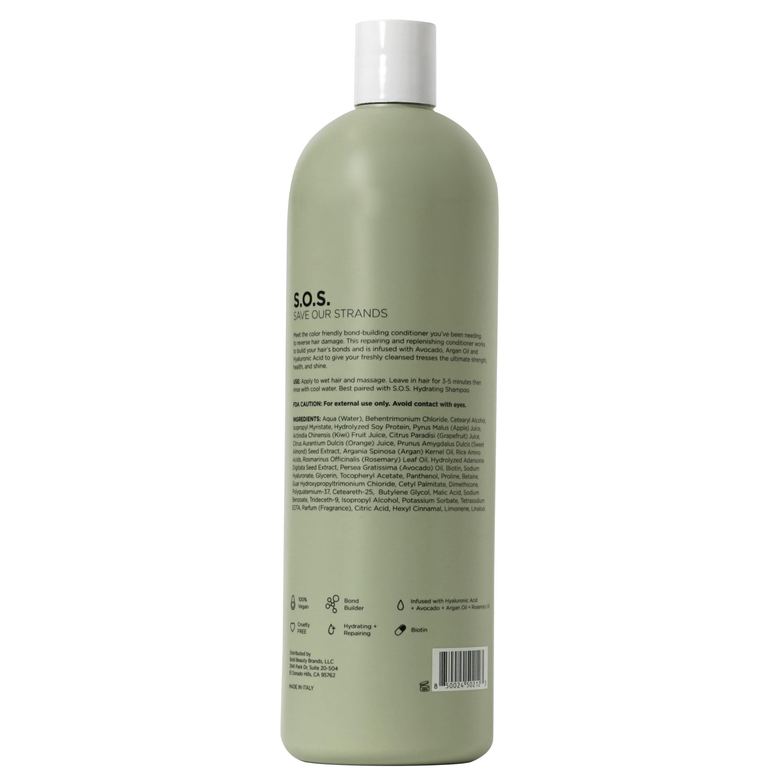 Pallure Hydrating Bond Conditioner To Support Thicker, Voluminous, Fuller Looking Hair, Infused with Hyaluronic Acid, Biotin, Avocado and Rosemary Oil, 1000 ml