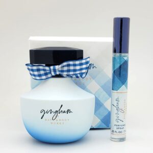 Bath & Body Works – Gingham - 2 pc Bundle - Eau de Parfum – 2.5 fl oz - In Box and Mini Perfume Spray - 0.23 fl oz