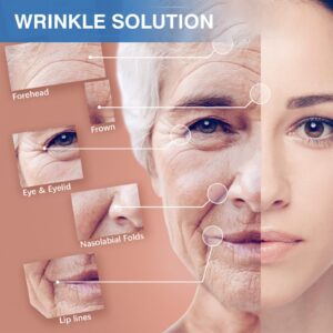 Facial Patches - Wrinkle Patches - Wrinkle Tape - Face Lifting Tape - Non-Invasive Wrinkle Remover - Multifunctional High Elasticity Wrinkle Forehead Eyes Face Neck Wrinkle Treatment - 2.5CM*1000CM