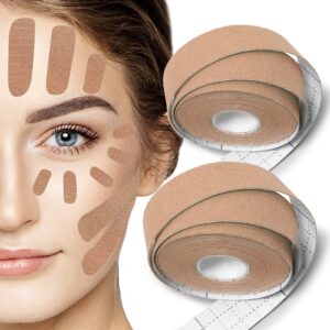 facial patches - wrinkle patches - wrinkle tape - face lifting tape - non-invasive wrinkle remover - multifunctional high elasticity wrinkle forehead eyes face neck wrinkle treatment - 2.5cm*1000cm