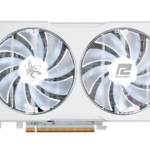 PowerColor Hellhound Spectral White AMD Radeon RX 6650 XT Graphics Card with 8GB GDDR6 Memory