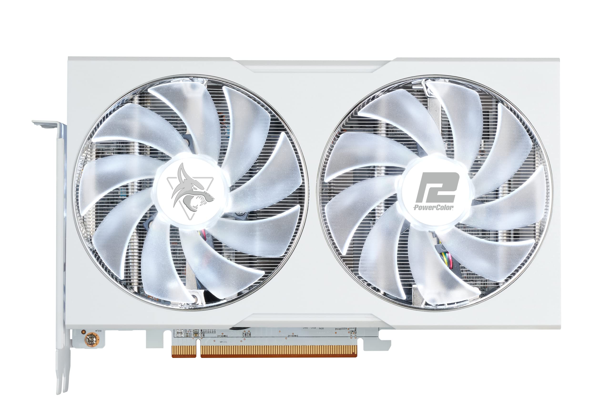 PowerColor Hellhound Spectral White AMD Radeon RX 6650 XT Graphics Card with 8GB GDDR6 Memory