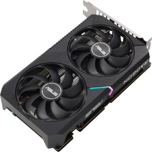 ASUS Dual AMD Radeon RX 6400 Gaming Graphics Card (AMD RDNA 2, PCIe 4.0, 4GB GDDR6 Memory, HDMI 2.1, DisplayPort 1.4a, Axial-tech Fan Design, 0dB Technology)