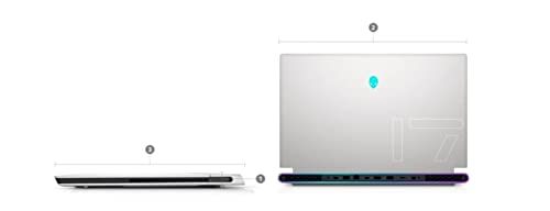 Dell Alienware X17 R1 Laptop | 17.3" 3840x2160 4k 120Hz | Core i9-11980HK - 2TB SSD Hard Drive - 64GB RAM - Nvidia GeForce RTX 3080 | 8 cores @ 5 GHz - 8GB GDDR6X Win 11 Home White