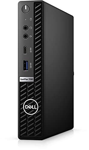 Dell OptiPlex 7000 7090 Micro Tower Desktop (2021) | Core i7-1TB HDD - 16GB RAM | 8 Cores @ 4.5 GHz - 10th Gen CPU Win Silver i7-10700T Win 10 Pro Silver Wifi