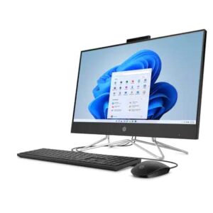 2022 HP All-in-One Desktop | 22'' FHD IPS ZBD Anti-Glare Display | 2-Core Intel i3-1115G4 | Radeon Graphics | 8GB DDR4 RAM 512GB NVMe SSD 1TB HDD | DVD | WiFi | BT | Webcam | Black | Windows 11 Home