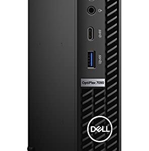 Dell OptiPlex 7000 7090 Micro Tower Desktop (2021) | Core i7-1TB HDD - 16GB RAM | 8 Cores @ 4.5 GHz - 10th Gen CPU Win Silver i7-10700T Win 10 Pro Silver Wifi