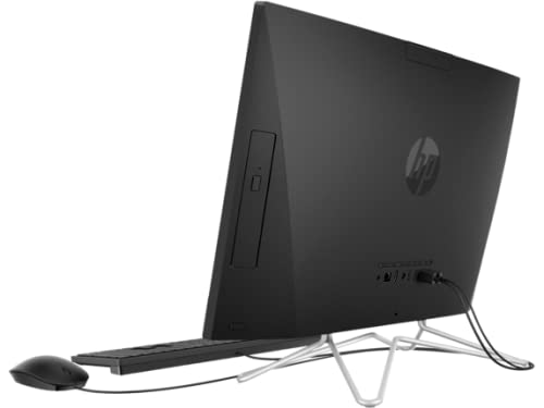 2022 HP All-in-One Desktop | 22'' FHD IPS ZBD Anti-Glare Display | 2-Core Intel i3-1115G4 | Radeon Graphics | 8GB DDR4 RAM 512GB NVMe SSD 1TB HDD | DVD | WiFi | BT | Webcam | Black | Windows 11 Home