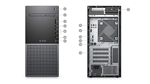 Dell XPS 8950 Desktop (2022) | Core i7-12700 - 1TB HDD + 512GB SSD Hard Drive - 32GB RAM - Nvidia GeForce RTX 3060 Ti | 12 cores @ 4.9 GHz - 8GB GDDR6 Win 11 Home Silver