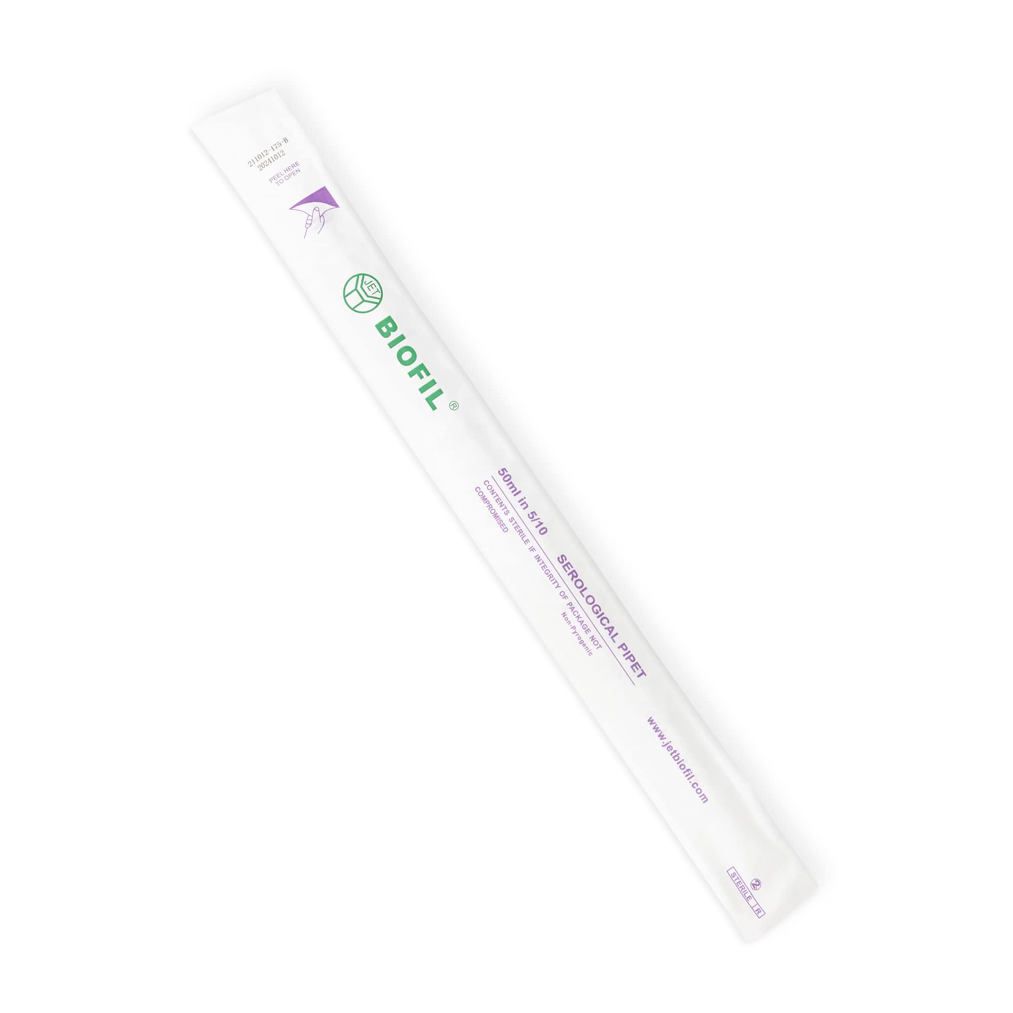 JET BIOFIL Disposable Serological Pipette, Sterile, Individually Wrapped, All Sizes (25 mL, 50)