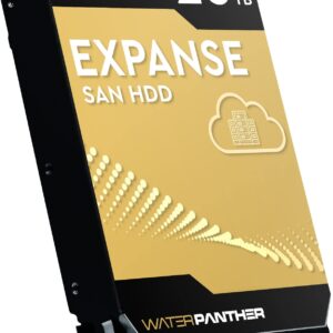 Water Panther WP Expanse 20TB 7200 RPM 512e SATA Gen3 3.5-inch HDD | ECC PLP CMR | Enterprise Data Center SAN Hard Disk Drive - WESA5SLC0200D