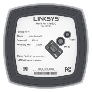 Linksys MX5501 Atlas Pro 6 Wi-Fi 6 Dual-Band Mesh System (1 Pack)