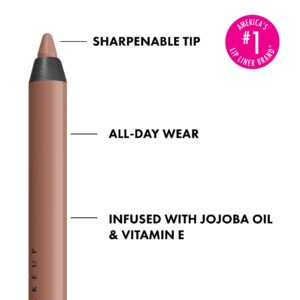 NYX PROFESSIONAL MAKEUP Line Loud Lip Liner, Longwear and Pigmented Lip Pencil with Jojoba Oil & Vitamin E - Global Citizen (Medium Neutral Nude)