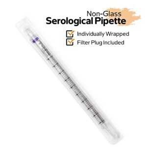 JET BIOFIL Disposable Serological Pipette, Sterile, Individually Wrapped, All Sizes (25 mL, 50)