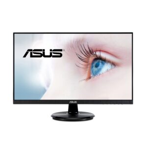 ASUS 27” 1080P Monitor (VA27DCP) - Full HD, IPS, 75Hz, USB-C 65W Power Delivery, Speakers, Adaptive-Sync/FreeSync, Eye Care, Low Blue Light, Flicker Free, VESA Mountable, Frameless, HDMI (Renewed)