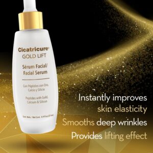 Cicatricure Gold Lift Facial Serum with Lifting Effect for Face, Neck & Chest, Anti Aging Skin Care, Hydrating, Firming & Tightening, Smoothes Facial Lines, 0.9 Oz