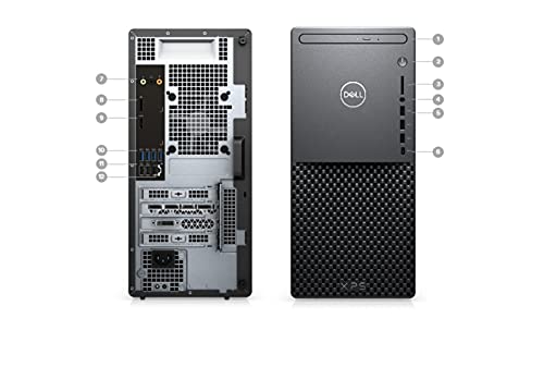 Dell XPS 8940 Desktop | Core i7-11700 - 512GB SSD Hard Drive - 32GB RAM | 8 cores @ 4.9 GHz Win 11 Pro Black (Renewed)