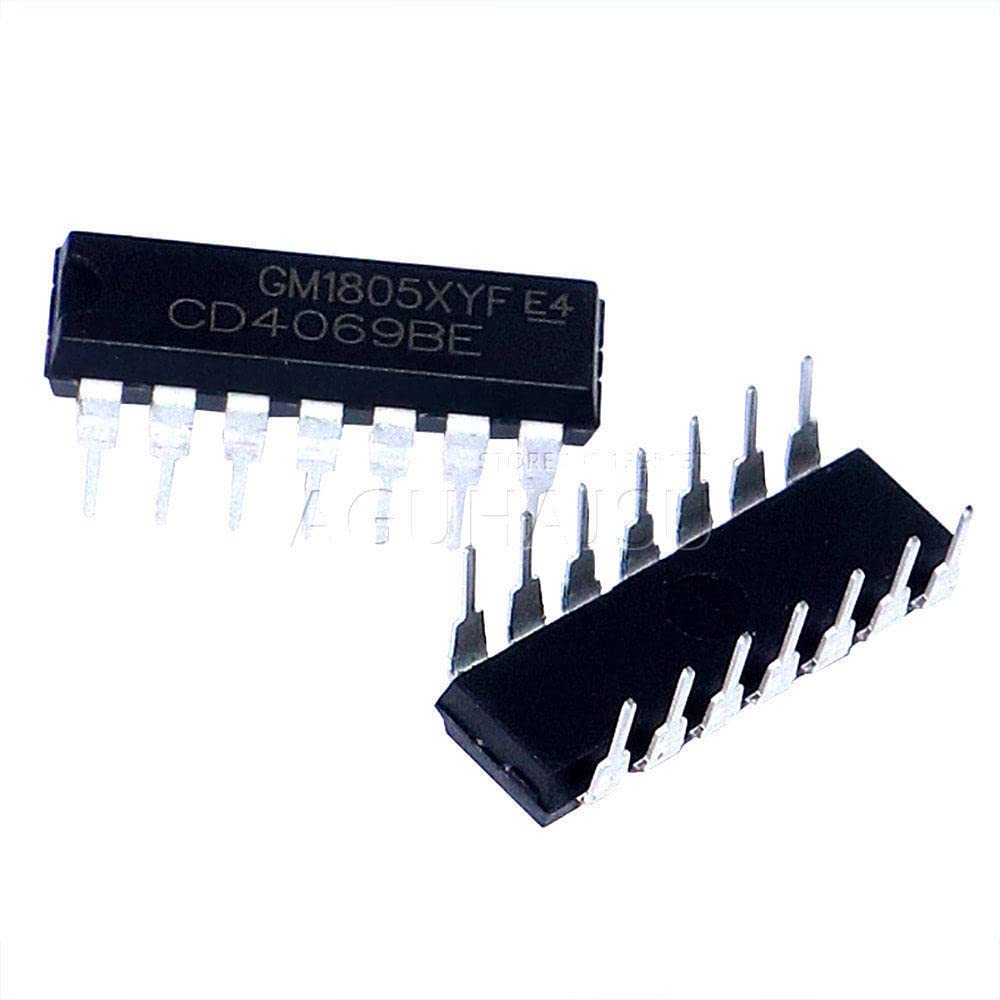 5pcs CD4069UBE DIP14 CD4069U DIP CD4069 DIP-14 CD4069BE IC