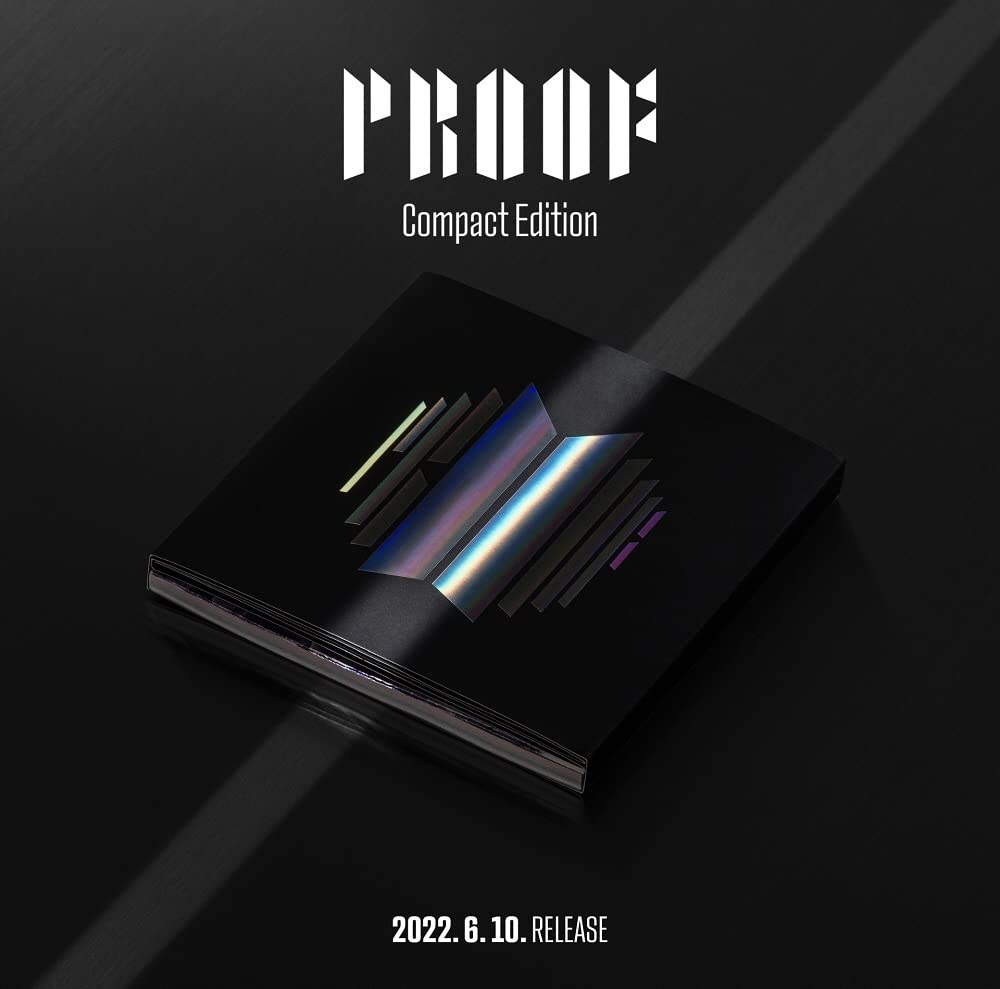 Dreamus BTS BANGTAN BOYS - Proof Compact Edition [BTS Anthology Album] 3CD+Extra Photocards Set, Black, 154 x 153 x 15 mm (BHE0117)