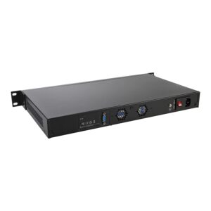 Firewall Hardware, 19 Inch 1U Rackmount, VPN, Network Appliance, 3th Gen Intel I5 3320M, 3340M, HUNSN RS11k, AES-NI, 6 x Intel I226-V 2.5Gbe, Barebone, NO RAM, NO Storage, NO System