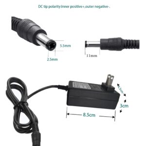 RedFringe 2 Pack 24V 2A 48W Power Supply Adapter,100-240V AC to DC 24Volt 2000Ma Converter Transformer with 5.5 x 2.5 mm DC Tip for 5050,3528 LED Strip 3D Printer CCTV Security System LCD Monitor.