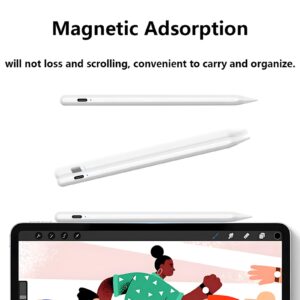 Stylus Pen for iPad 10th 9thGeneration,Fast Charge Tilt Sensitivity Palm Rejection Active Pencil Compatible with 2018-2023 iPad Pro 11"/12.9",iPad 10/9/8/7/6,iPad Mini 5/6,iPad Air3/4/5