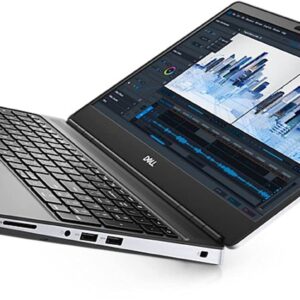 Dell Precision 7560 Workstation Laptop | 15.6" 1920x1080 FHD | Core i7-11800H - 2TB SSD Hard Drive - 64GB RAM - Nvidia T1200 | 8 cores @ 4.6 GHz - 4GB GDDR6 Win 10 Pro Silver (Renewed)