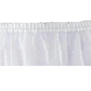 KINS Tuffy Adult Incontinence Plastic Pants Diaper Covers with 1" Waistband White (X-Large)