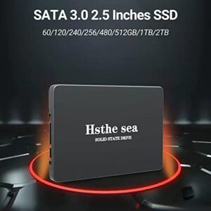 Yirtree for Hsthe Sea Internal Solid State Drive Low Latency Impact High Speed SATA 3.0 SSD for Computer 120GB